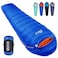 QEZER Down Mummy Sleeping Bag for Adults 18F to 11F Cold Weather Winter Lightweight Compact for Camping Backpacking Hiking Snow Camping Sleeping Bag with 600 Fill Power Down