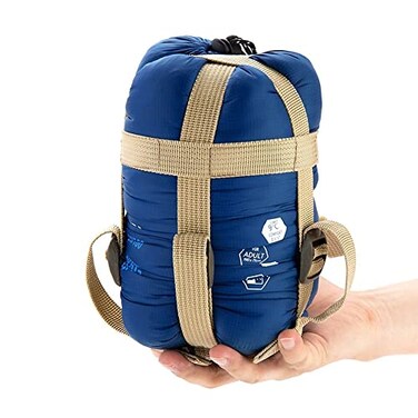 ECOOPRO Warm Weather Sleeping Bag Portable Waterproof Compact Lightweight Comfort with Compression Sack Great for Outdoor Camping Backpacking Hiking83 L x 30 W Fits Adults