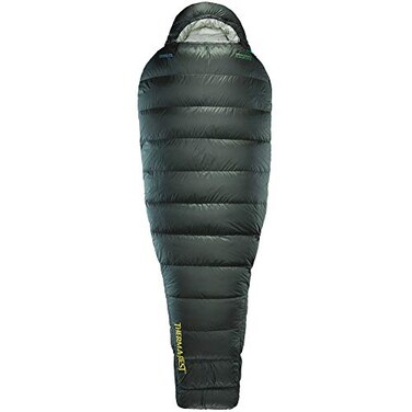 Therm-a-Rest ThermaRest Hyperion 32F0C Ultralight Down Mummy Sleeping Bag Long Black Forest