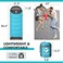 VILLEY Camping Sleeping Bag for Adults Boys and Girls 3 Season Warm Cool Weather Summer Spring Fall Lightweight Compact Backpacking Sleeping Bag for Outdoor Traveling Hiking