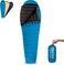 QEZER Ultralight Down Sleeping Bag for Adults 3661 Degree F with 600 Fill Power Compact Three Season Sleeping Bag for Backpacking Hiking and Camping