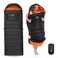 OMVMO 0 20 Degrees F Down Sleeping Bag for Adults4 Season Envelope Down Fiber Sleeping Bag for Backpacking CampingWearable Sleeping Bag with Arm HolesMove Freely While WearingUltralightCompact