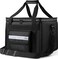 MyLifeUNIT 50 Cans Insulated Cooler Bag for Food Pizza Delivery Bag Suitable for Car Bike Camping Picnic Beach
