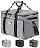 Hulongo Soft Insulated Cooler Bag Collapsible Large Travel Coolers Soft Sided Coolers Ice Chest Leakproof Waterproof 48Can 32L
