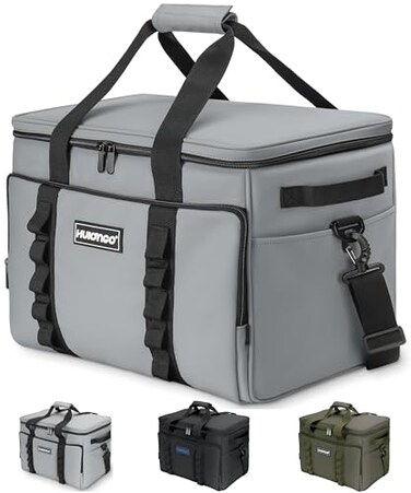 Hulongo Soft Insulated Cooler Bag Collapsible Large Travel Coolers Soft Sided Coolers Ice Chest Leakproof Waterproof 48Can 32L