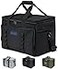 Hulongo 32L Foldable Collapsible Insulated Cooler Bag Soft Sided Cooler for Grocery Shopping Beach Camping Reusable Grocery Bags Shopping Bags Heavy Duty