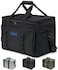 Hulongo 32L Foldable Collapsible Insulated Cooler Bag Soft Sided Cooler for Grocery Shopping Beach Camping Reusable Grocery Bags Shopping Bags Heavy Duty