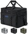 Hulongo 32L Foldable Collapsible Insulated Cooler Bag Soft Sided Cooler for Grocery Shopping Beach Camping Reusable Grocery Bags Shopping Bags Heavy Duty