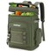 Hulongo 30L Large Waterproof Leakproof Cooler Backpack for Men Women Insulated Backpack Cooler for Camping Beach Fishing PicnicOutdoor 30L 48Cans Green