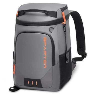 SPARTER Backpack Cooler Insulated Leak Proof 33 Cans 2 Insulated Compartments Thermal Bag Portable Lightweight Beach Travel Camping Lunch Backpack for Men and Women