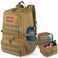 ATRIPACK Tactical Double Deck Cooler Backpack for MenLarge Lunch Backpack with 2 CompartmentSoft Coolers Bag WaterResistant Leak Proof Coolers Bag Beach Picnic