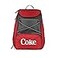 PICNIC TIME CocaCola PTX Backpack Cooler Soft Cooler Backpack Insulated Lunch Bag Red with Gray Accents