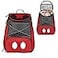 PICNIC TIME Disney Mickey Mouse Backpack Cooler Insulated Soft Cooler Backpack Waterproof Lunch Bag Portable Hiking Backpack Ice Chest for Picnic Beach Camping Travel Red with Gray Accents