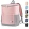 HAWGON Insulated Cooler Backpack Small Leak Proof Backpack Cooler 30 Cans Waterproof Lightweight Cooler Bag for 12h HotCold Retention Portable Soft Cooler for Travel Camping Beach LunchPink