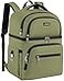 LTINVECK Cooler BackpackInsulated Backpack Cooler Leakproof Double Deck Cooler Bag for Men Women RFID Lunch Backpack