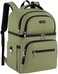 LTINVECK Cooler BackpackInsulated Backpack Cooler Leakproof Double Deck Cooler Bag for Men Women RFID Lunch Backpack