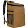 Vankor Camping Cooler Backpack 30 Cans Soft Backpack Coolers Insulated Leak Proof Travel Cooler Bag Waterproof Lunch Picnic Beach Work Trip Thermal Bag Drink Beverage Beer Bag Cooler
