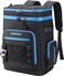 Hulongo 30l Large Waterproof Leakproof Cooler Backpack for Men Women Insulated Backpack Cooler for Camping Beach Fishing PicnicOutdoor 30L 48Cans Black