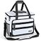 ZAKEEP Soft Cooler Bag Large Leakproof Beach Cooler 30 Cans Collapsible Cooler with Adjustable Shoulder Straps Ice Chest Portable Insulated Bag Camping Coolerbag for TravelCampingPicnic White