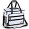 ZAKEEP Soft Cooler Bag Large Leakproof Beach Cooler 30 Cans Collapsible Cooler with Adjustable Shoulder Straps Ice Chest Portable Insulated Bag Camping Coolerbag for TravelCampingPicnic White