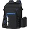 Heytrip Backpack Cooler 3654 Cans Insulated Waterproof Cooler Bag for 20 Hours Cold Retention LeakProof Cooler and MultiCompartments Black 36 Cans with 2 Pouches
