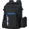 Heytrip Backpack Cooler 3654 Cans Insulated Waterproof Cooler Bag for 20 Hours Cold Retention LeakProof Cooler and MultiCompartments Black 36 Cans with 2 Pouches