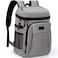 Tuwubi Cooler Backpack 35 Cans Backpack Coolers Insulated Leak Proof for Men Women Waterproof Soft Sided Lunch Camping Beach Travel Ice Chest Backpack Cooler Bag Grey