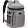 Tuwubi Cooler Backpack 35 Cans Backpack Coolers Insulated Leak Proof for Men Women Waterproof Soft Sided Lunch Camping Beach Travel Ice Chest Backpack Cooler Bag Grey