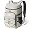 N NEVO RHINO Backpack Cooler 36 Cans Light Gray Nylon Insulated Waterproof Leakproof Large Capacity Multiple Pockets 185 lbs