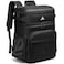 Laripwit 54 Cans Backpack Cooler Insulated LeakProof Large Leather Cooler Backpack Double Deck Lunch Backpack for Men Women Perfect Soft Cooler Bag for Work Camping Picnic Beach Hiking