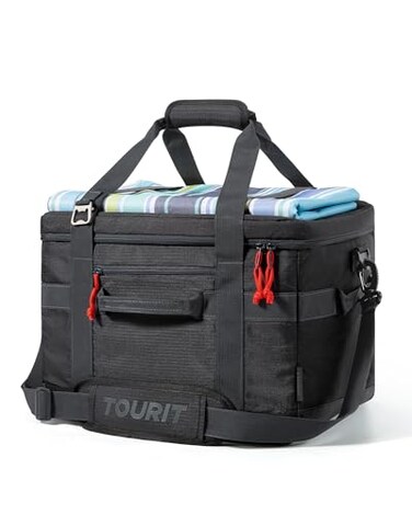 TOURIT Soft Sided Cooler Bag Insulated 4860 Cans Large Collapsible Leakproof Ice Chest for Picnic Beach Camping Travel