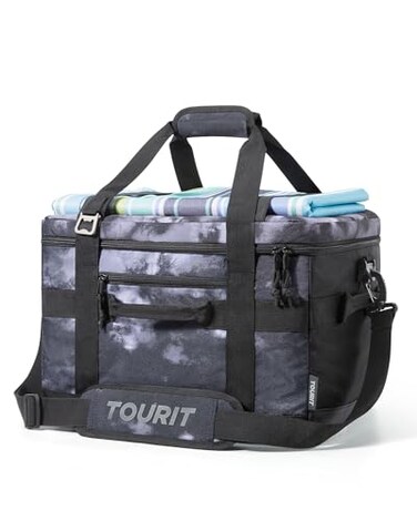 TOURIT Soft Sided Cooler Bag Insulated 4860 Cans Large Collapsible Leakproof Ice Chest for Picnic Beach Camping Travel