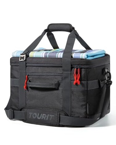 TOURIT Soft Sided Cooler Bag Insulated 4860 Cans Large Collapsible Leakproof Ice Chest for Picnic Beach Camping Travel
