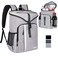 FORICH Backpack Cooler Leakproof Insulated Waterproof Backpack Cooler Bag Lightweight Soft Beach Cooler Backpack for Men Women to Work Lunch Picnics Camping Hiking 30 Cans