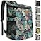 Vankor Camping Cooler Backpack 30 Cans Soft Backpack Coolers Insulated Leak Proof Travel Cooler Bag Waterproof Lunch Picnic Beach Work Trip Thermal Bag Drink Beverage Beer Bag Cooler Colorful Leaves