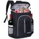 FORICH Soft Cooler Backpack 30L Capacity Black Polyester Ice Chest