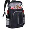 FORICH Soft Cooler Backpack 30L Capacity Black Polyester Ice Chest