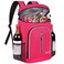 FORICH Soft Cooler Backpack 30L Capacity Rose Red Polyester Suitable for Outdoor Activities