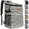 Vankor Camping Cooler Backpack 30 Cans Soft Backpack Coolers Insulated Leak Proof Travel Cooler Bag Waterproof Lunch Picnic Beach Work Trip Thermal Bag Drink Beverage Beer Bag Cooler Stripe