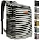 Vankor Camping Cooler Backpack 30 Cans Soft Backpack Coolers Insulated Leak Proof Travel Cooler Bag Waterproof Lunch Picnic Beach Work Trip Thermal Bag Drink Beverage Beer Bag Cooler Stripe