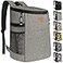 Vankor Camping Cooler Backpack 30 Cans Soft Backpack Coolers Insulated Leak Proof Travel Cooler Bag Waterproof Lunch Picnic Beach Work Trip Thermal Bag Drink Beverage Beer Bag Cooler Grey