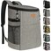 Vankor Camping Cooler Backpack 30 Cans Soft Backpack Coolers Insulated Leak Proof Travel Cooler Bag Waterproof Lunch Picnic Beach Work Trip Thermal Bag Drink Beverage Beer Bag Cooler Grey