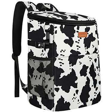 Vankor Camping Cooler Backpack 30 Cans Soft Backpack Coolers Insulated Leak Proof Travel Cooler Bag Waterproof Lunch Picnic Beach Work Trip Thermal Bag Drink Beverage Cooler