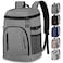 Capolo Cooler Backpack 30 Cans Insulated Backpack Cooler Leak Proof Large Capacity Thermal Bag Beverage Soft Cooler Bag Lunch Camping Travel Picnic Hiking for Men Women Gray