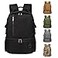 TUGUAN Insulated Cooler Backpack 3842 Cans Double Deck Leakproof Lightweight Soft Lunch Backpack Small Cooler Bag Beach Picnic Black