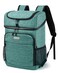 BAGLHER Cooler Backpack 30 Cans Leakproof Waterproof Cooler Bag with 5 Reusable Ice Pack for Camping Beach Hiking Green