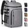 Capolo Cooler Backpack Insulated Waterproof for Women Men Leak Proof Backpack Coolers Thermal Bag Soft Travel Cooler Bag Portable Ice Chest Lunch Backpack for Camping PicnicLeather Gray45 Cans