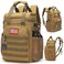 ATRIPACK Tactical Backpack CoolerLunch Backpack for Men Work with HandleSoft Cooler Backpack Insulated Waterproof Leak ProofHeavy Ice Chest Backpack for Hiking CampingBrown