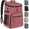 Capolo Cooler Backpack Insulated Leakproof Waterproof Backpack Cooler Bag 30 Cans Large Capacity Lightweight Travel Camping Beach Backpack Cooler Ice Chest for Men and Women Pink