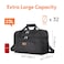 Lifewit Insulated Cooler Bag 32 Can Large Leakproof Beach Cooler Lightweight Portable Double Layer SoftSided Travel Ice Chest for Camping Kayaking Road Trips Grocery Shopping Black